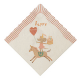 Maileg Napkin Happy Birthday Unicorn