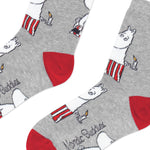 Moominmamma Candle Light Women's Socks, Grey (9536206111007)