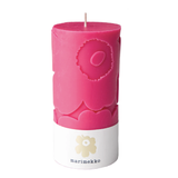 Marimekko Unikko Block Candle 14cm, Hot Pink