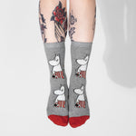 Moominmamma Candle Light Women's Socks, Grey (9536206111007)