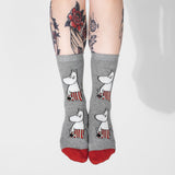 Moominmamma Candle Light Women's Socks, Grey (9536206111007)