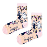 Moomin Party Women's Socks, Light Peach (9536203882783)