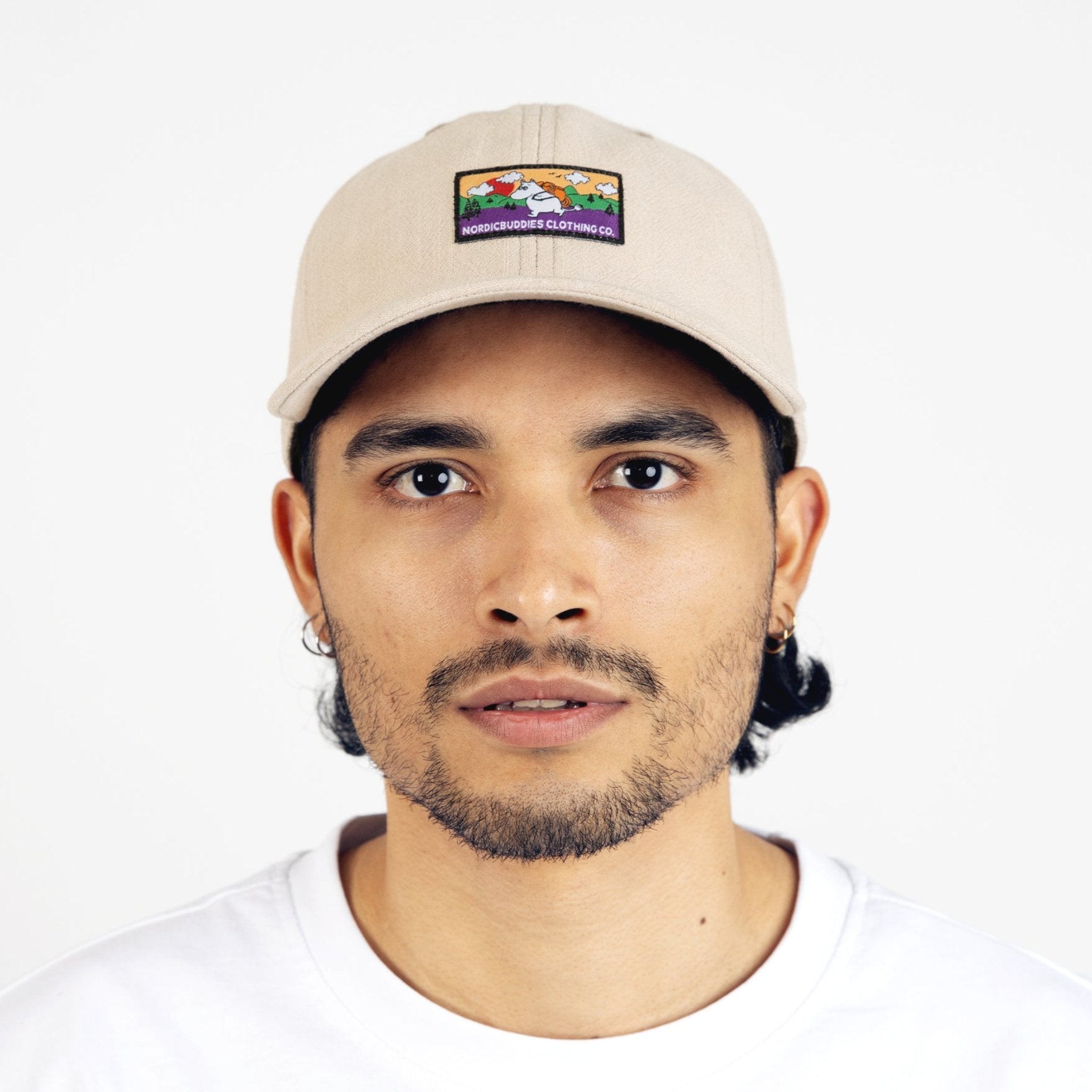 Moomintroll's Adventure Adult Cap, Beige (9538410971423)