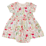 Ma-ia Meadow Baby Body Short Sleeve Dress, Multi Pink (10255542485279)