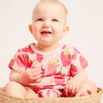 Ma-ia Fragola Strawberry Baby Playsuit, Pink-Red (10258266882335)