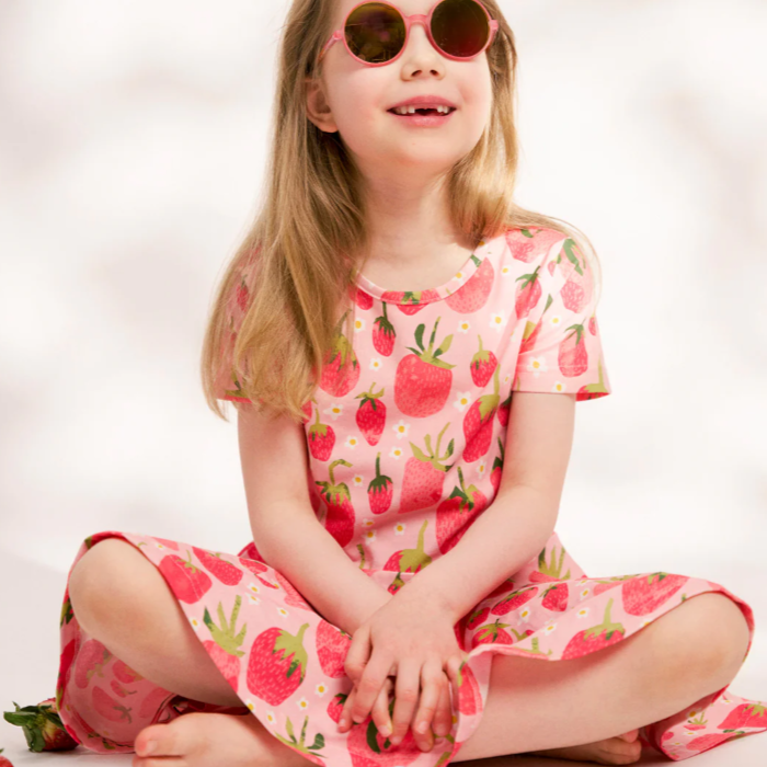 Ma-ia Fragola Strawberry Kids' Dress, Pink-Red (10258230706463)
