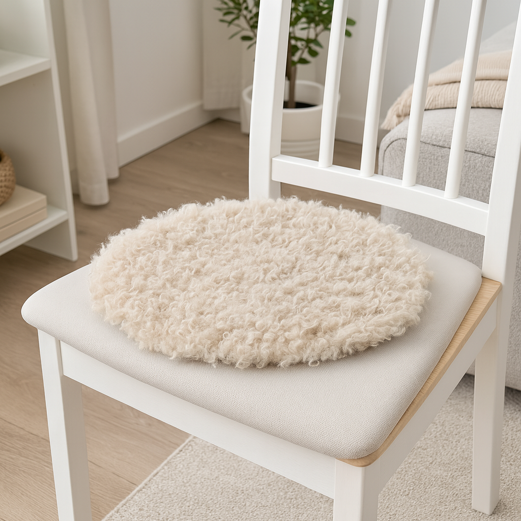 Ikea Madonnalilja Seat Cushion, Beige (9497055789343)