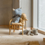 Maileg Sleeping Kitten Plush, Medium Grey