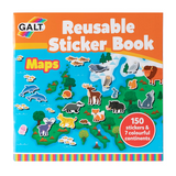 Maps Re-useable Sticker book