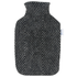 Maria Wool Cover with Hot Water Bottle, Black-Grey (10114973729055)