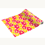 Marimekko Mini Unikko Table Runner 40cm x4.8m, Pink-Yellow