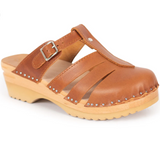 Mary Jane Clog Sandal, Cognac