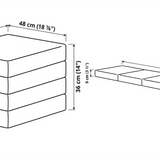 SLÄKT Foldable Mattress