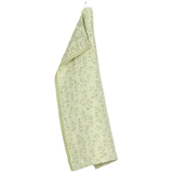 Meirami Washed Linen Tea Towel, Lime-Olive