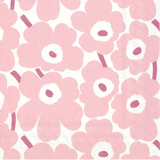 Marimekko Mini Unikko Serviette 20-Pack, Large Pink