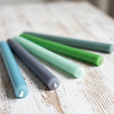 Mini Candle Stick, Blue Mix pack of 5