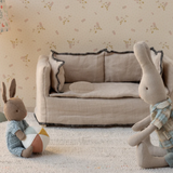 Maileg Rabbit Set Micro, Brown-Blue