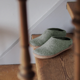 Glerups The Slip On Sage-moss - Leather Sole