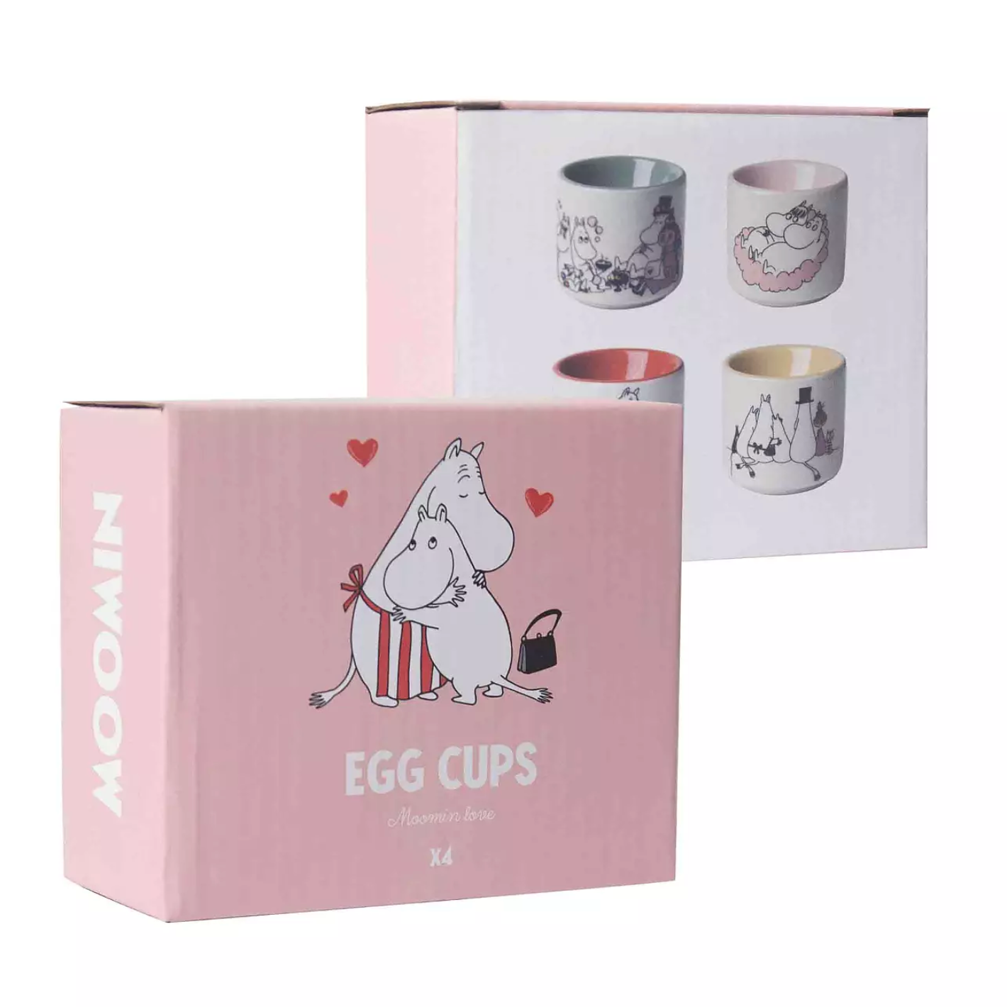 Moomin Egg Cups Set of 4, Love (10246278643999)