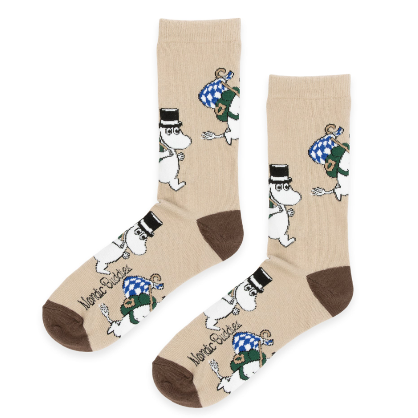 Moominpappa Adventure Socks, Beige (10230791110943)