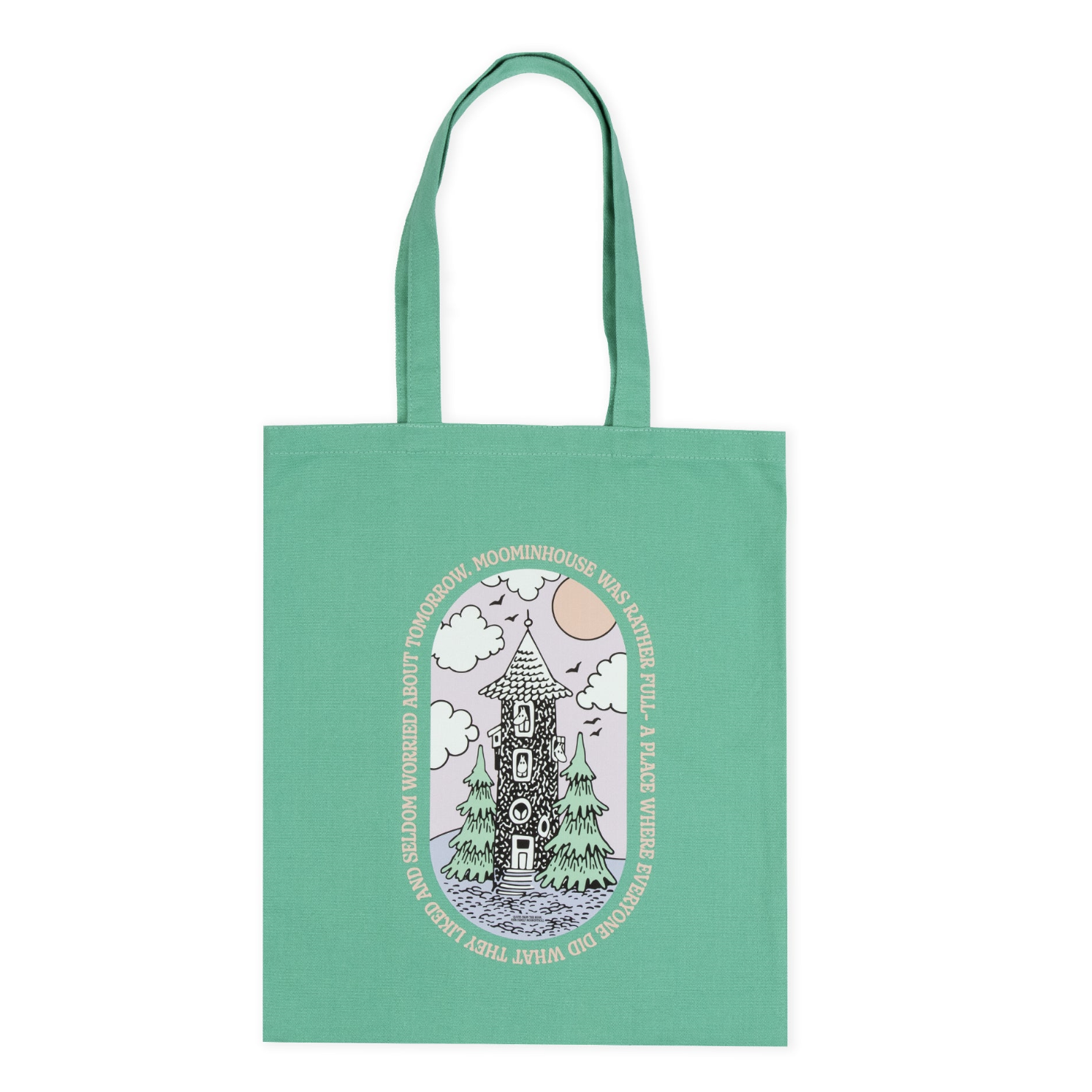Moomin Tote Bag, Moominvalley Mint (10241443430687)