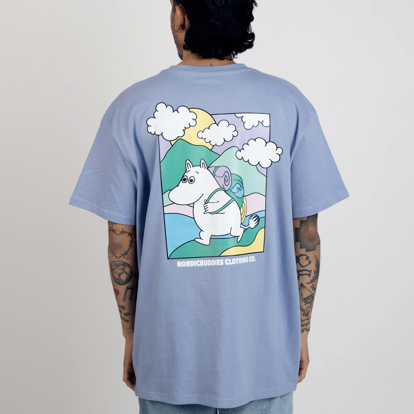 Moomin T-Shirt Heavy Moomintroll, Blue (10241108934943)