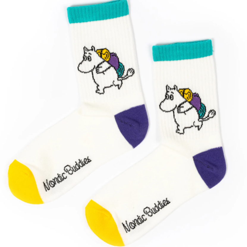 Moomintroll Camping Women's Retro Socks (10233088901407)