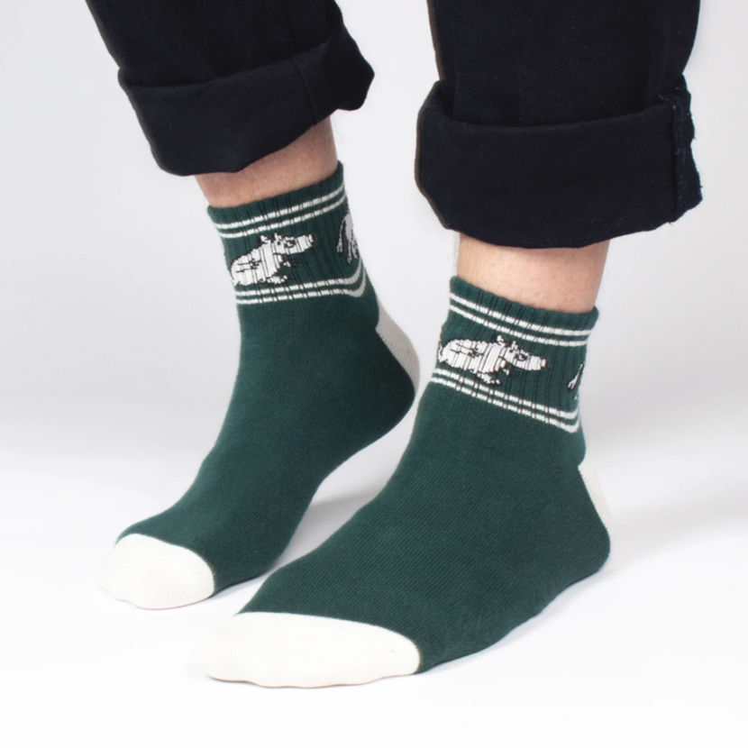 Moomintroll Running Men's Retro Ankle Socks (10233128681759)