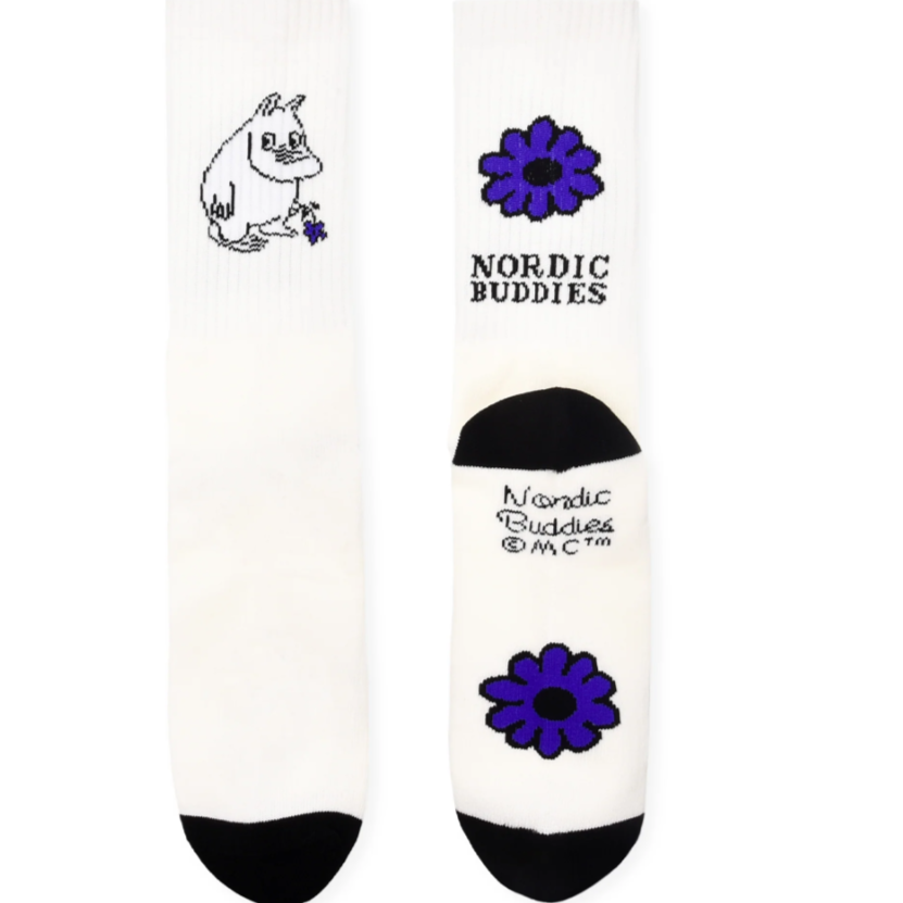 Moomintroll's Flower Men's Retro Socks (10232005132575)