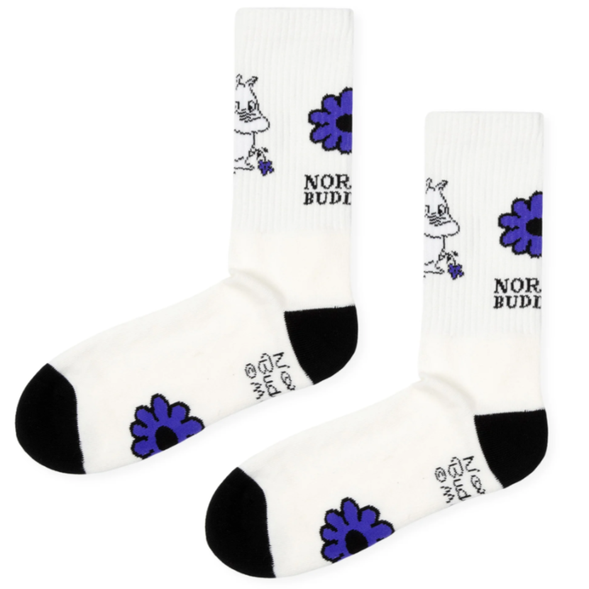 Moomintroll's Flower Men's Retro Socks (10232005132575)