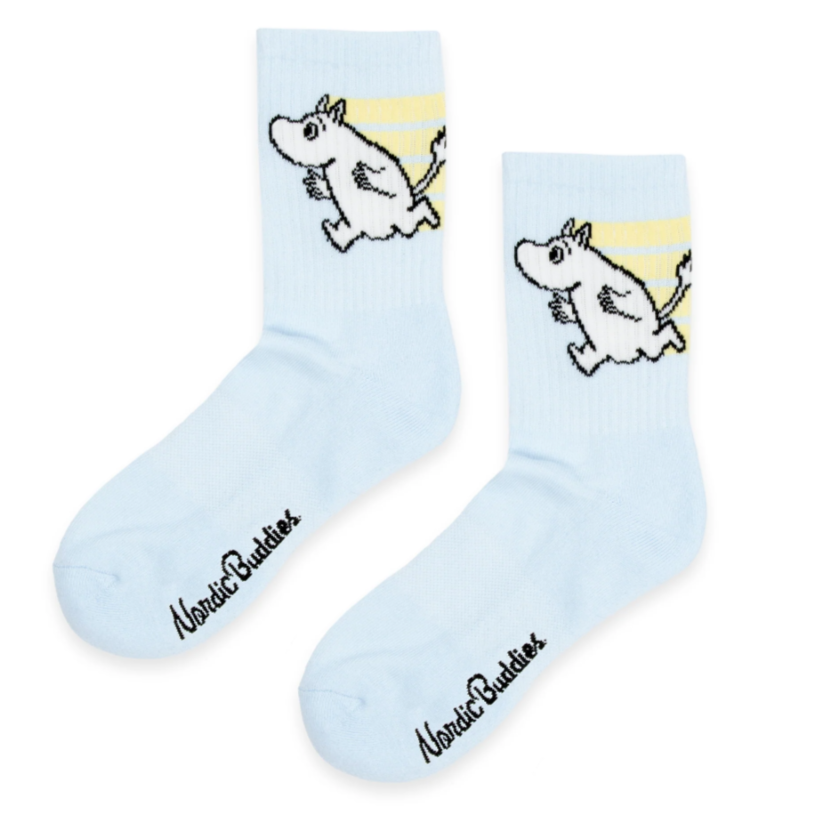 Moomintroll Active Crew Women's Socks (10233098404127)