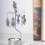 Moomin Family Tea Light Carousel, silver (10247241400607)