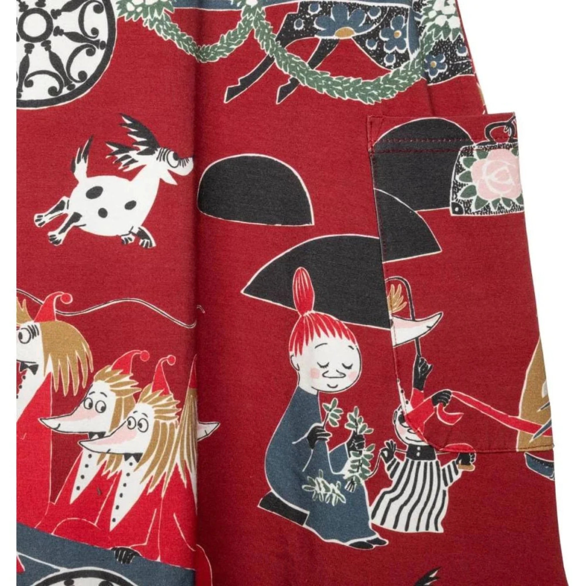 Moomin Women's Tunic, Vilijaana, Red (8908846498079)