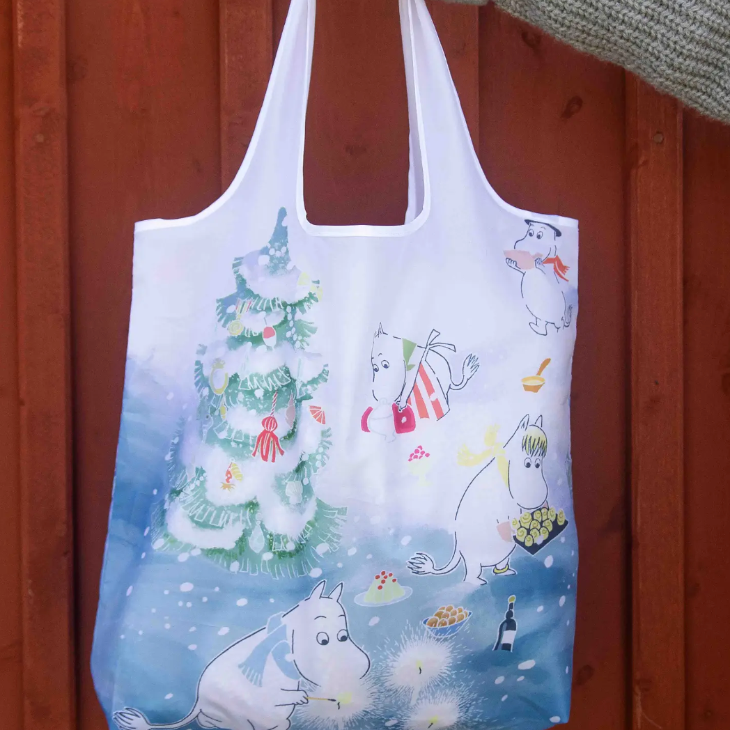 Moomin Winter Folding Shopping Bag (10243070263583)
