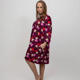 Moomin Womens, Nanna Oversize nightshirt, Twirl Purple