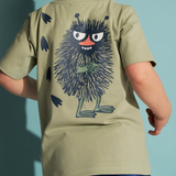 Moomin Kids Shirt Stinky Paws, Green