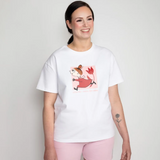 Moomin Saimi Womens' T-Shirt Dash, Off-White