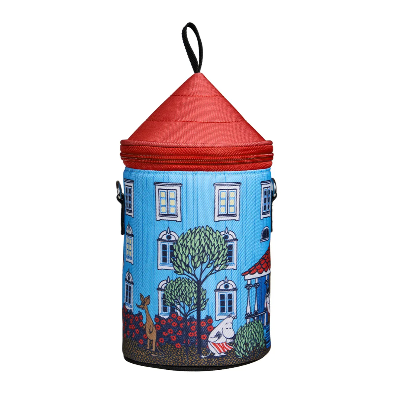 Moomin Shoulder Bag Moominhouse, Blue-Red (10219271192863)