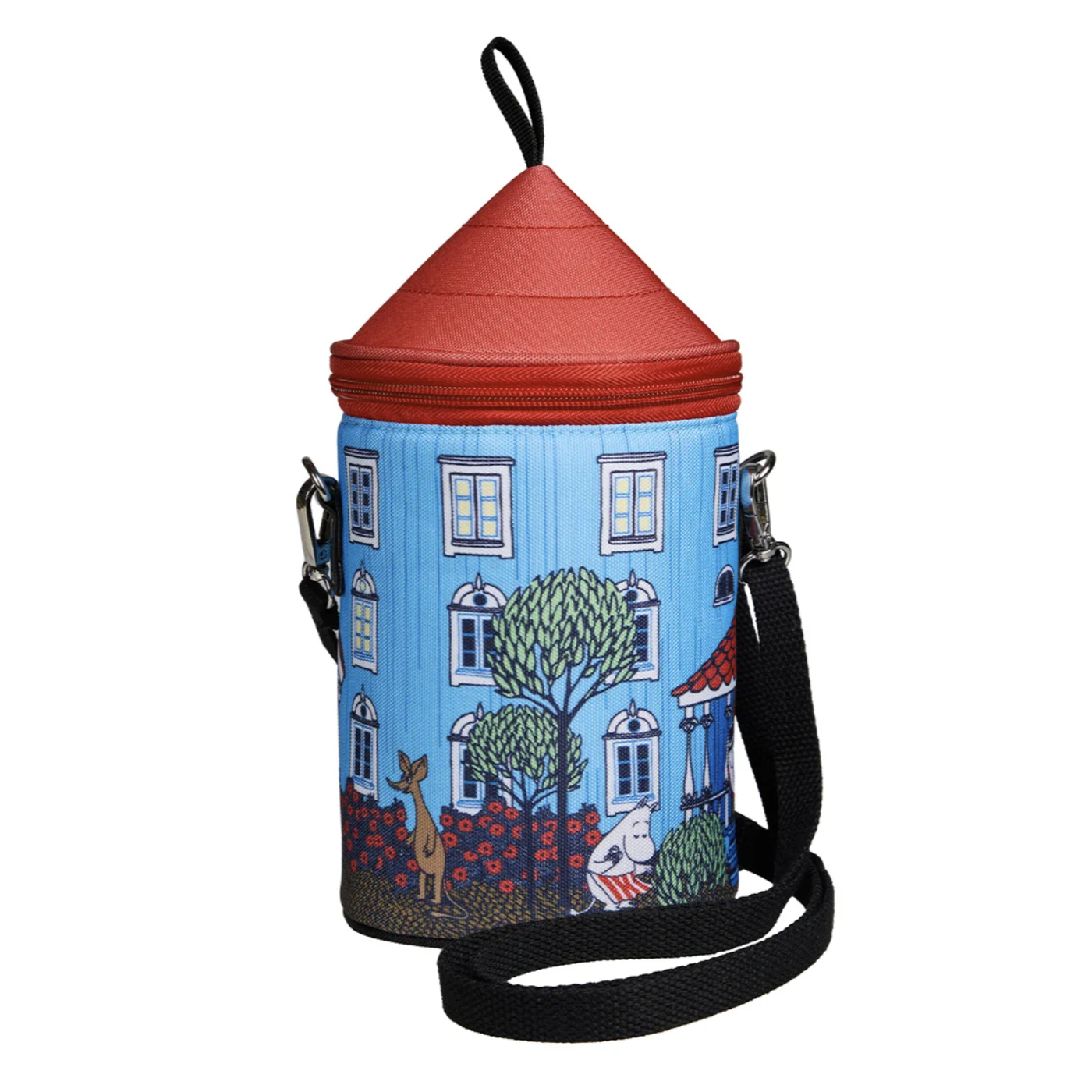 Moomin Shoulder Bag Moominhouse, Blue-Red (10219271192863)