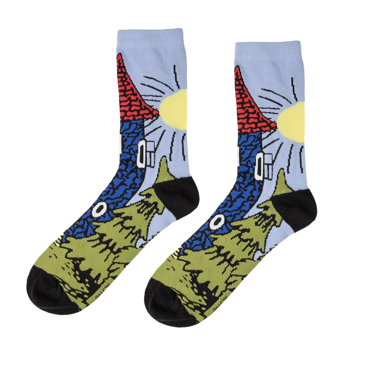 Moominhouse Adults Socks, Blue Multi (10254130053407)