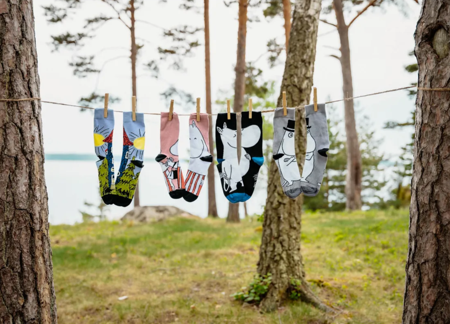 Moominmamma Adults Socks, Rose (10254131921183)