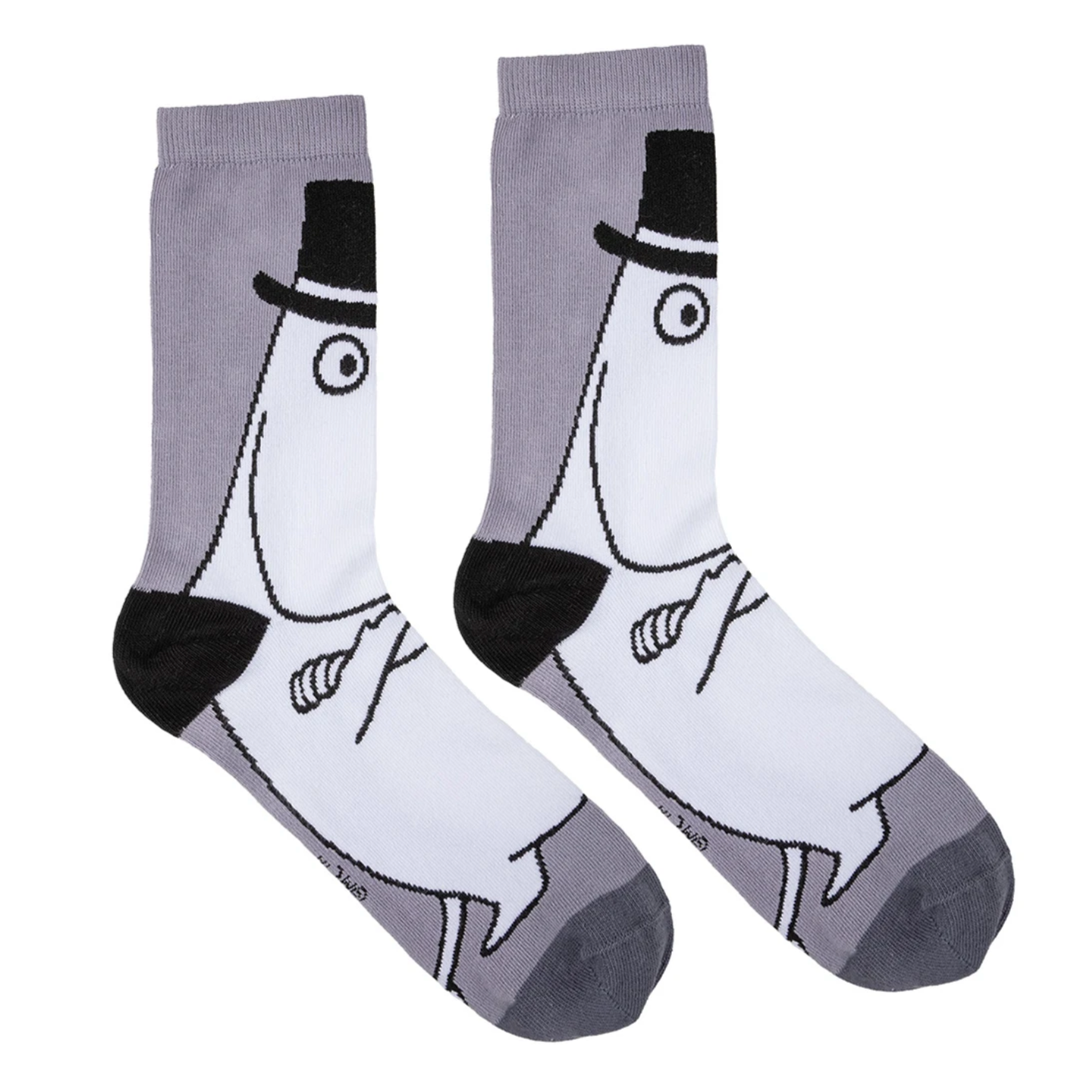 Moominpappa Adults Socks, Grey (10254131331359)