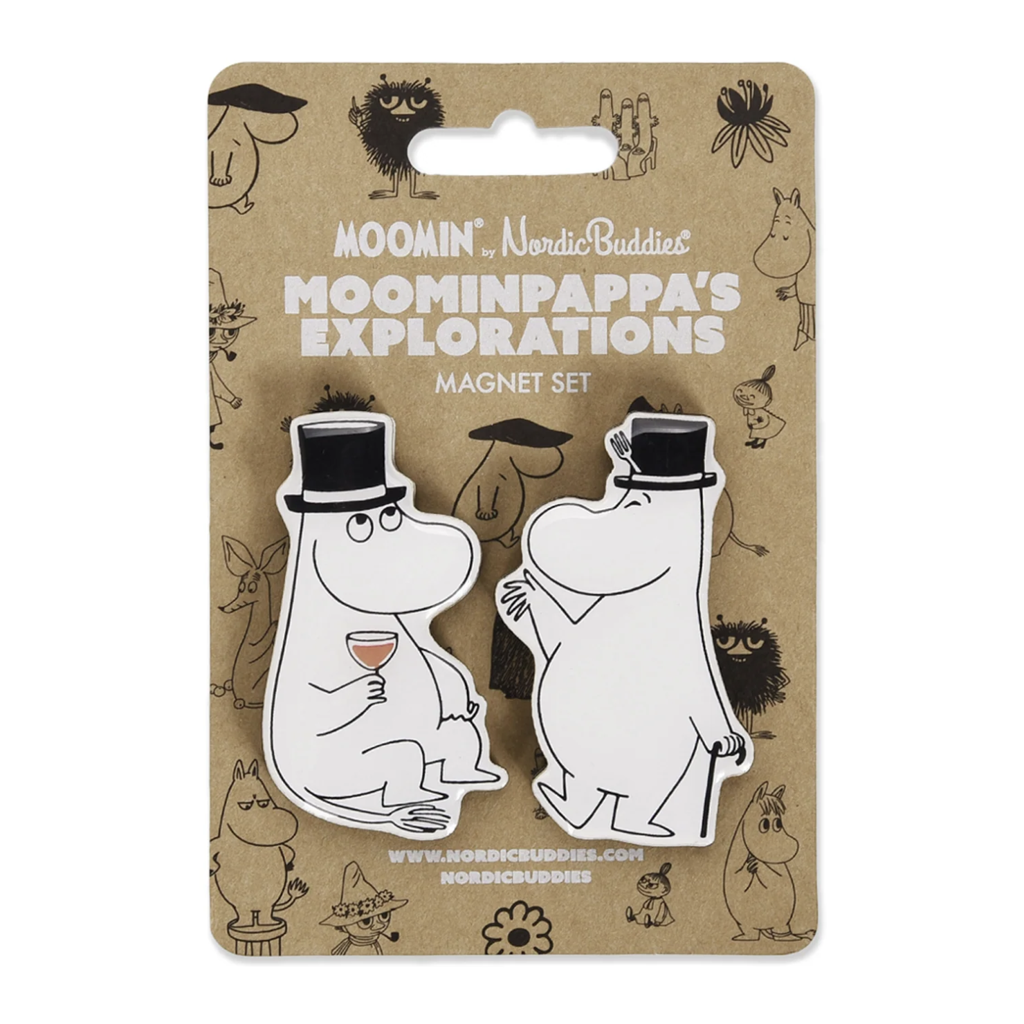 Moomin Magnet Set of 2, Moominpappa's Explorations (10241440678175)