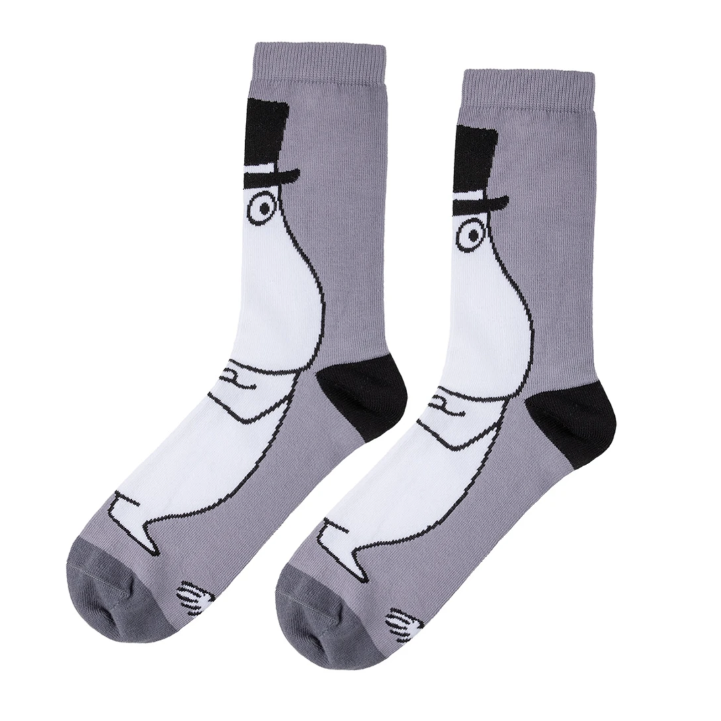 Moominpappa Adults Socks, Grey (10254131331359)