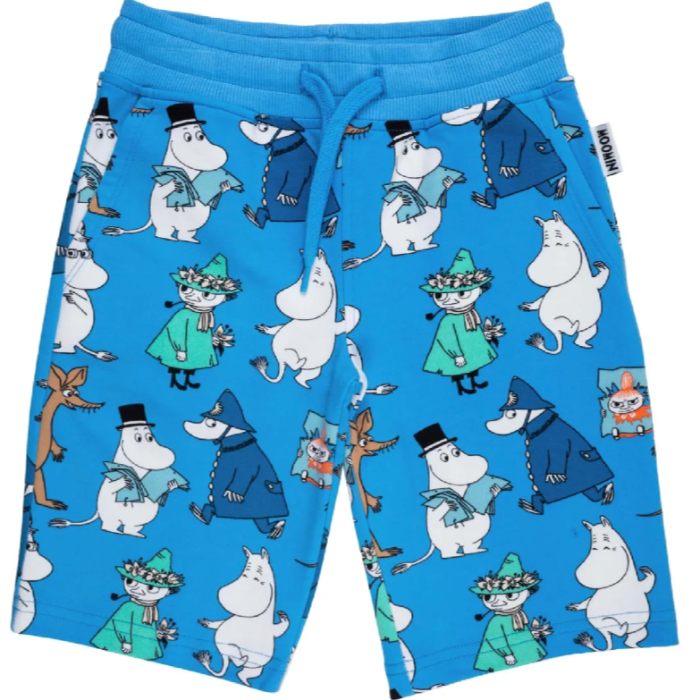 Moomin Boy Gang Kids' Shorts, Blue (10262628663583)
