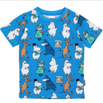 Moomin Boy Gang Kids' T-Shirt, Blue (10262630170911)