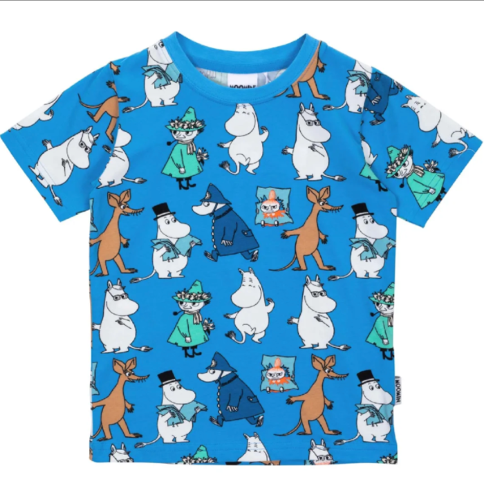 Moomin Boy Gang Kids' T-Shirt, Blue (10262630170911)