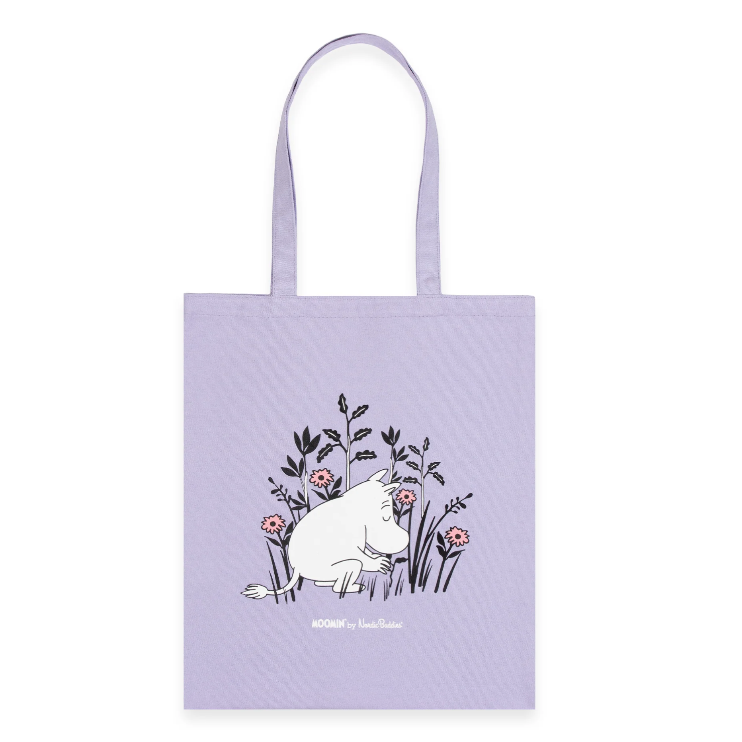 Moomin Tote Bag, Moomintroll Lilac (10241444380959)