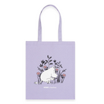Moomin Tote Bag, Moomintroll Lilac (10241444380959)