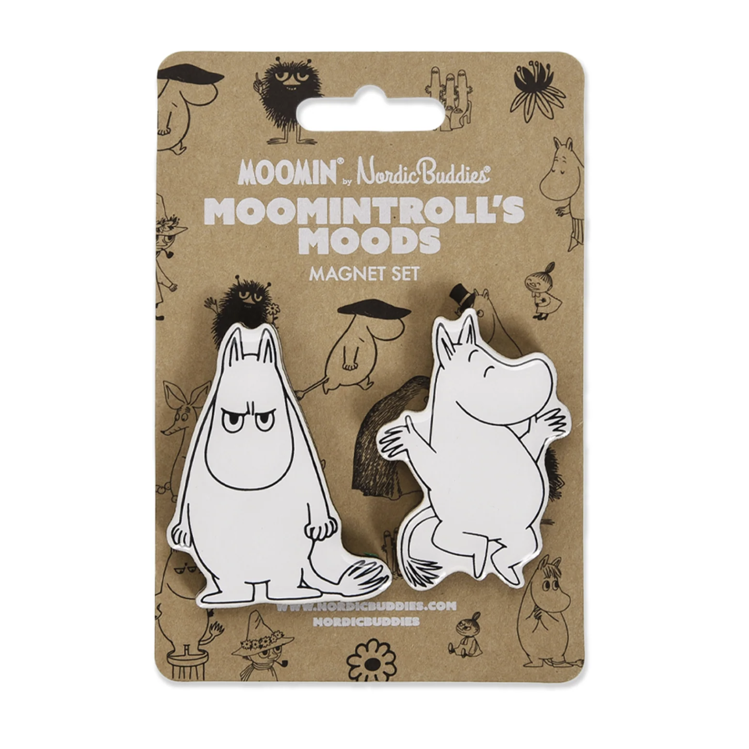 Moomin Magnet Set of 2, Moomintroll's Moods (10241393590559)